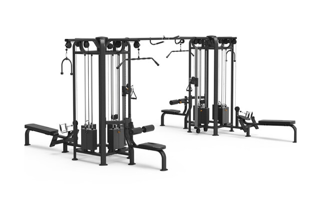 澳门新葡萄8883四方位多功能训练架360综合训练器健身房专用 9028C八方位训练架