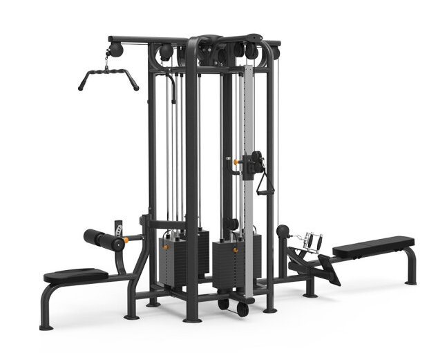 澳门新葡萄8883四方位多功能训练架360综合训练器健身房专用 9028A四方位训练架